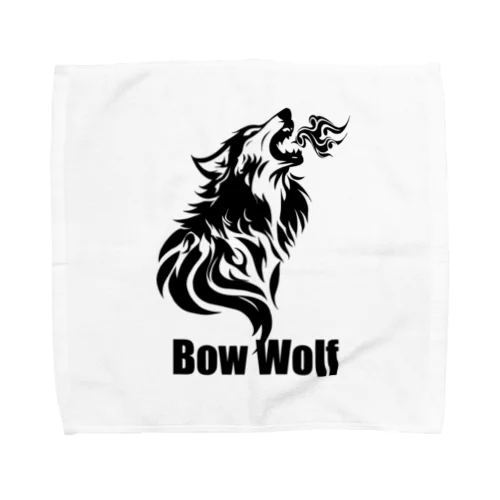 Bow Wolf Towel Handkerchief