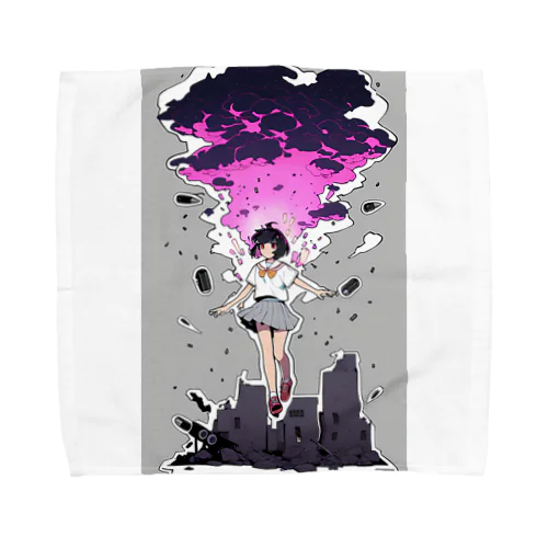 終末廃墟の冒険 Towel Handkerchief