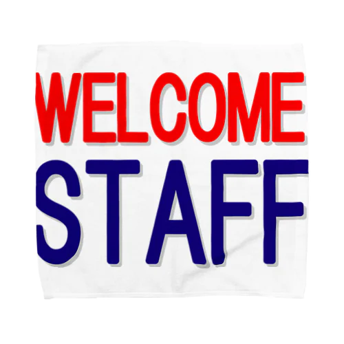 WELCOME STAFF タオルハンカチ