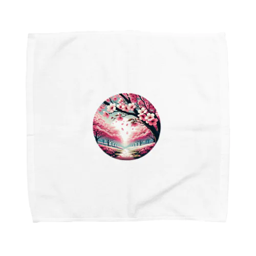 桜と季節感 Towel Handkerchief