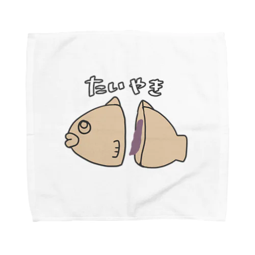 たいやきちゃん Towel Handkerchief