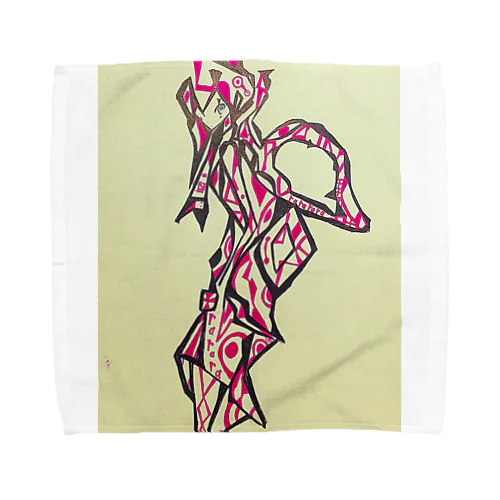 pink Towel Handkerchief