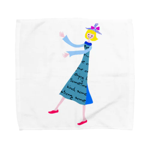 自分らしく Towel Handkerchief