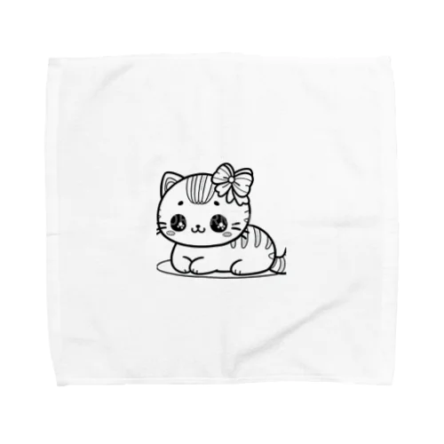 疲れを癒やすねこちゃん Towel Handkerchief