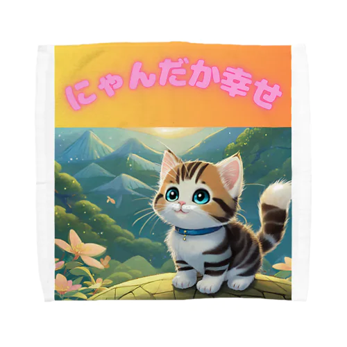 かわいい猫 Towel Handkerchief