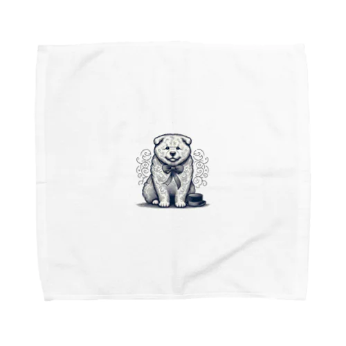 穏やかな犬 Towel Handkerchief