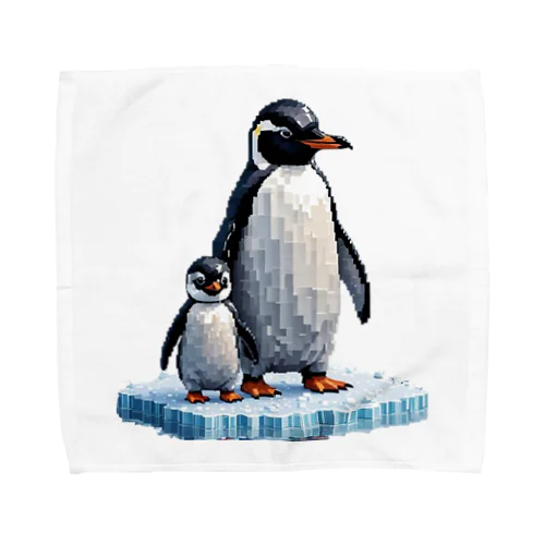 ペンギンの親子 Towel Handkerchief