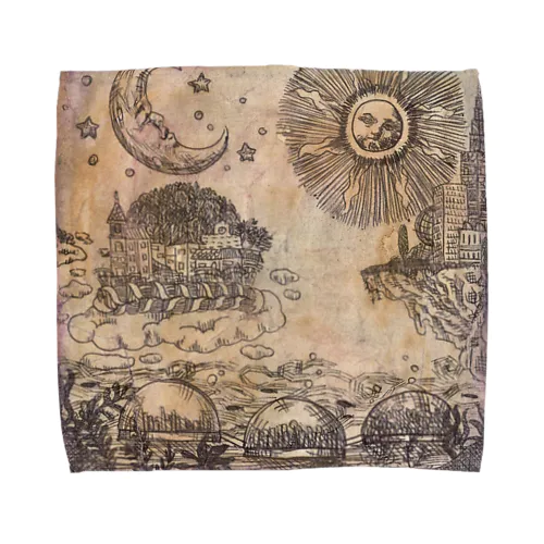 古代人の未来設計 Towel Handkerchief