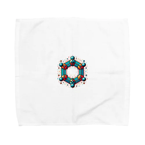 この美しい「ベンゼン環」 Towel Handkerchief