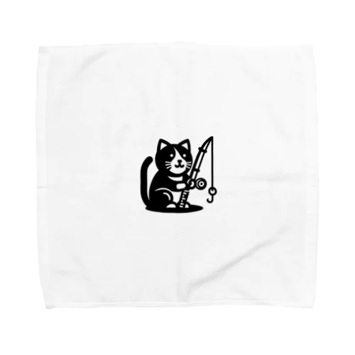 釣り猫 Towel Handkerchief