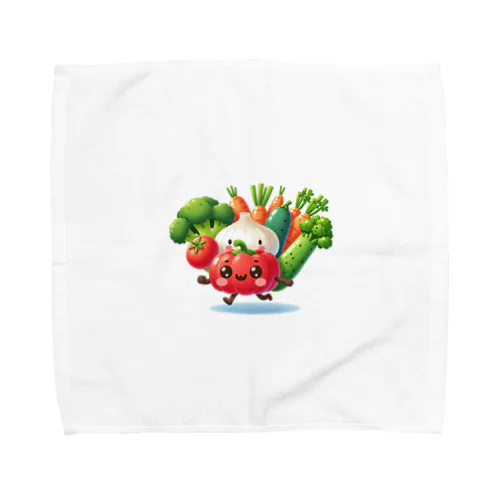 新鮮な野菜達 Towel Handkerchief