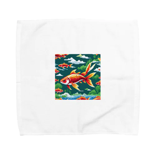 ピクセルアートの5月 Towel Handkerchief