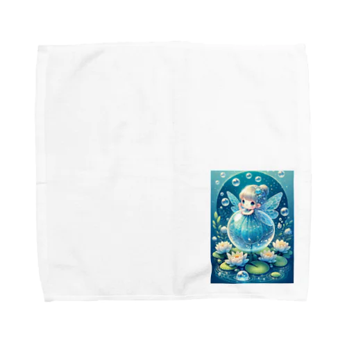 「水辺の妖精の輝き」 Towel Handkerchief