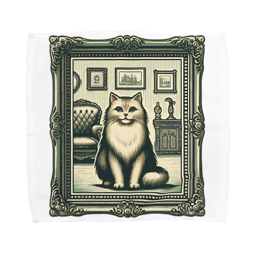 クラシックな猫 Towel Handkerchief