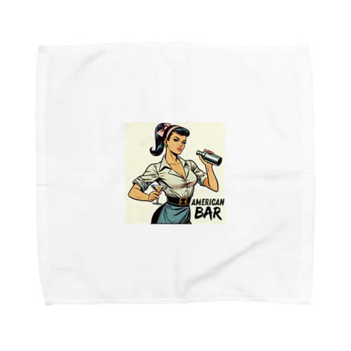 アメコミ風バーテンダー Towel Handkerchief