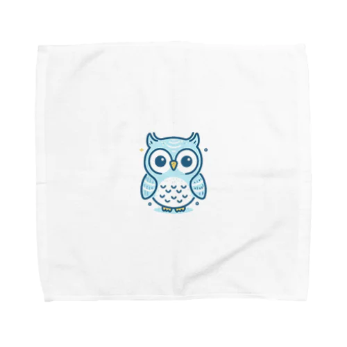 可愛いフクロウのキャラクターグッズです Towel Handkerchief