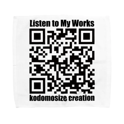 QR_YOUTUBE_kodomosize creation Towel Handkerchief