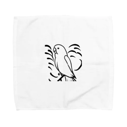 かわいいインコのグッズ Towel Handkerchief