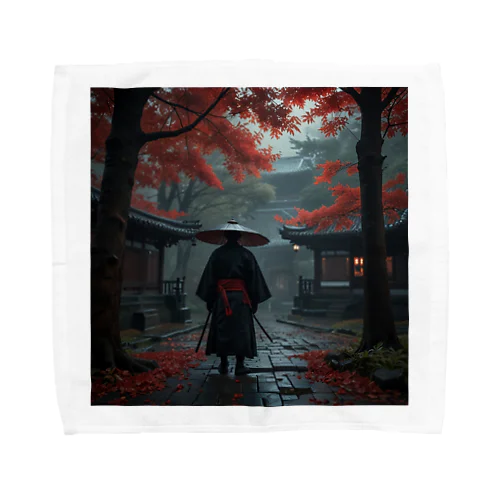 雨の中の侍 Towel Handkerchief