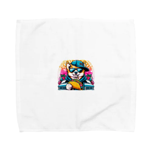 ゴクウちゃんとタコス　time Towel Handkerchief