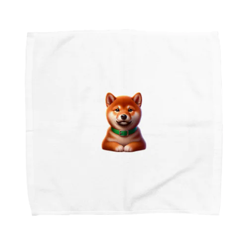 フレンドリーな柴犬 Towel Handkerchief