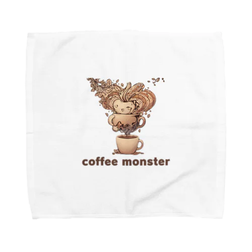 coffee monster Bourbon タオルハンカチ