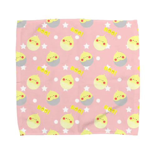 まんまるいんこ　(ルチノー×ノーマル) Towel Handkerchief