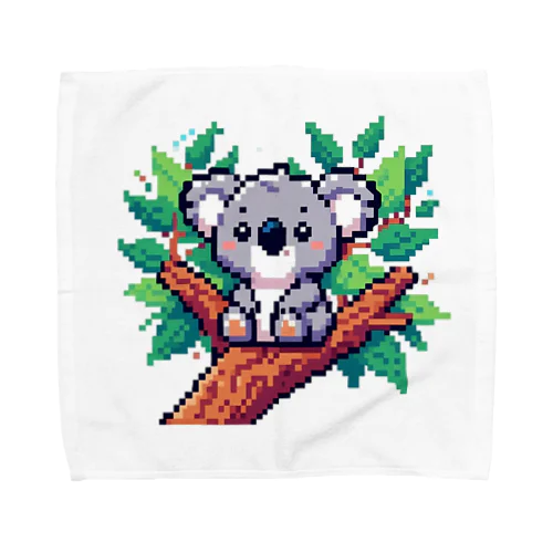 ドット絵の可愛いコアラグッズ Towel Handkerchief