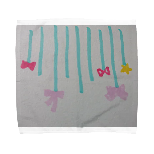 リボンの雨 Towel Handkerchief