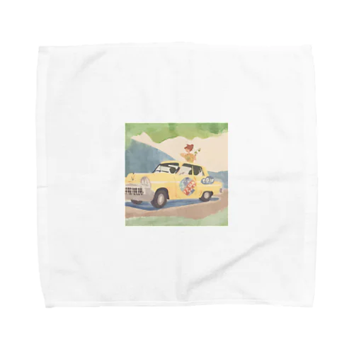 昭和レトロなイラスト Towel Handkerchief