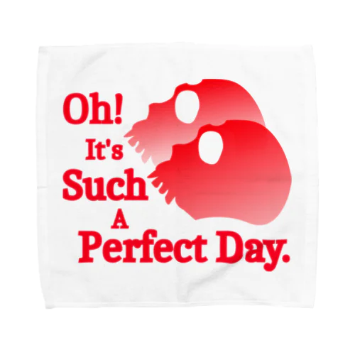 Oh! It's Such A Perfectday.（赤） Towel Handkerchief