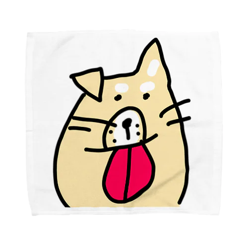 ビビりな番犬くん Towel Handkerchief