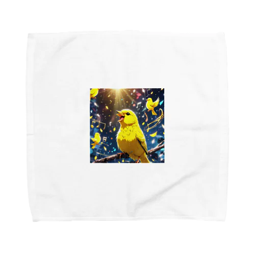 オーケストラ演奏インコ Towel Handkerchief