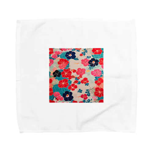 レトロ着物柄　かわいい Towel Handkerchief