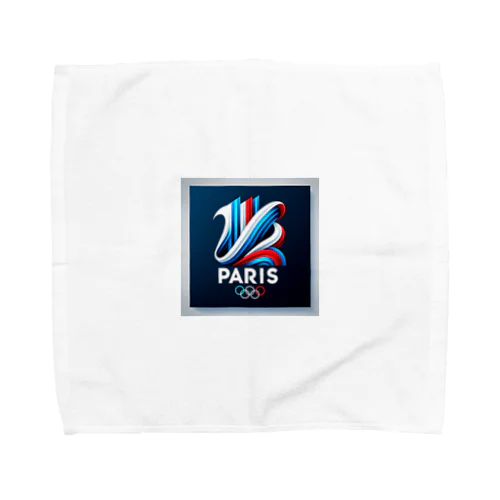 パリ2024オリンピック イメージグッズ - スタイリッシュでエコな記念品 Towel Handkerchief