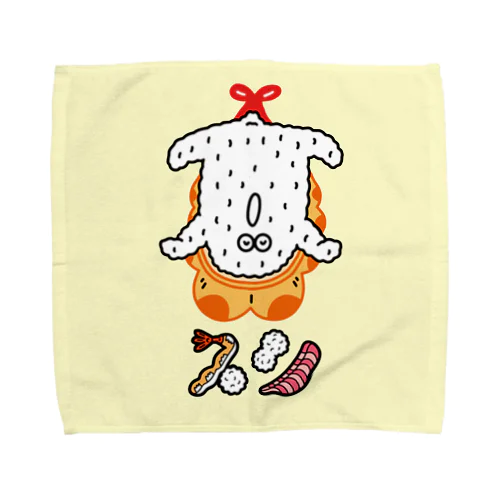 【寿司L.A.】スシエルエー 逆さエビ Towel Handkerchief