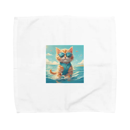 海の子猫 Towel Handkerchief