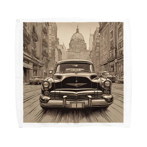 Classic Downtown Ride Towel Handkerchief