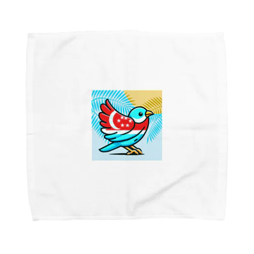 煌めくトロピカルバード🐦️ Towel Handkerchief