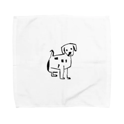 下手くそな犬 Towel Handkerchief