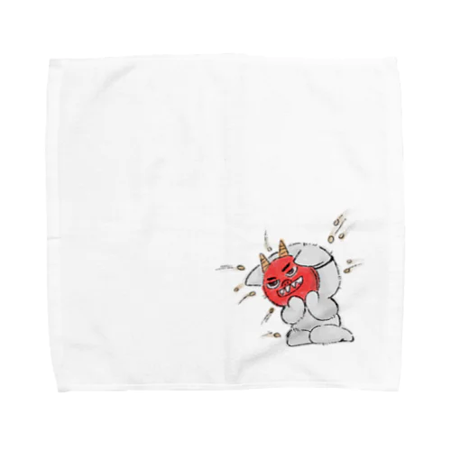 せつぶんねこ Towel Handkerchief