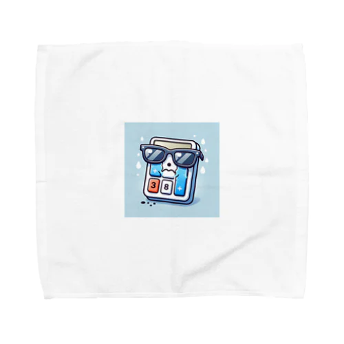 泣き顔の計算機サングラス！ Towel Handkerchief