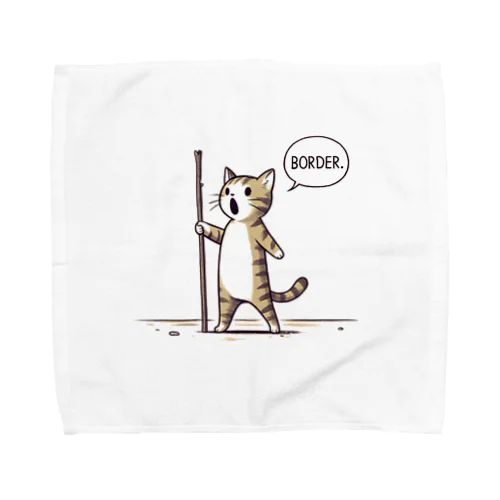 棒だー猫 Towel Handkerchief