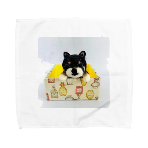 黒柴むさし Towel Handkerchief