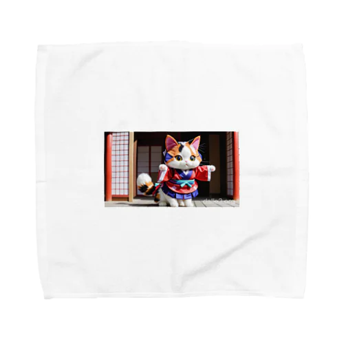 三毛猫のグッズ Towel Handkerchief