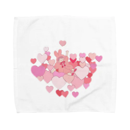 Love＆Fuwako Towel Handkerchief