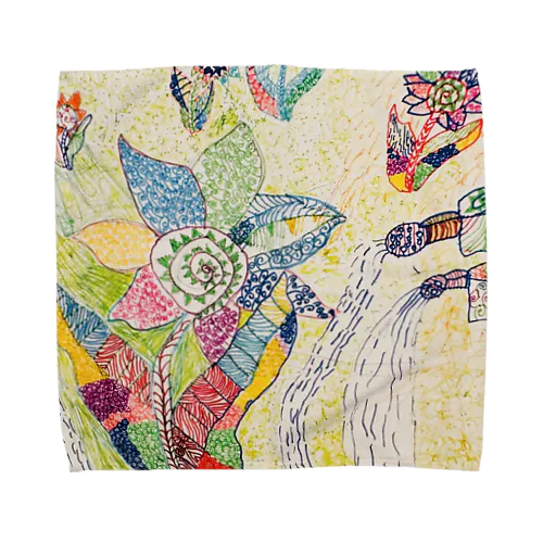 海の花　カイフラワー Towel Handkerchief