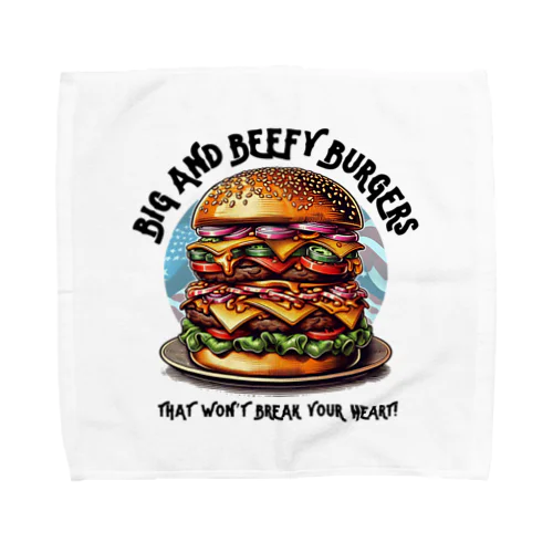 あなたを満足させるバーガーを! Towel Handkerchief