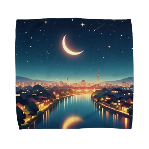 「夜景グッズ」 Towel Handkerchief