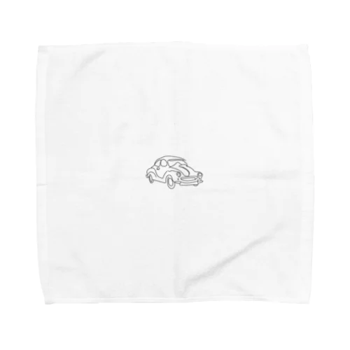 ラインアート　車 Towel Handkerchief